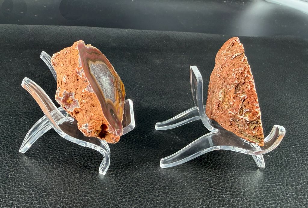 Achat Paar Argentinien San Rafael CONDOR Agate Argentina  #A7-9#