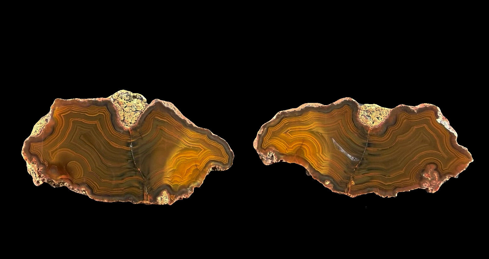 Achat Paar Argentinien San Rafael CONDOR Agate Argentina #A8-14#