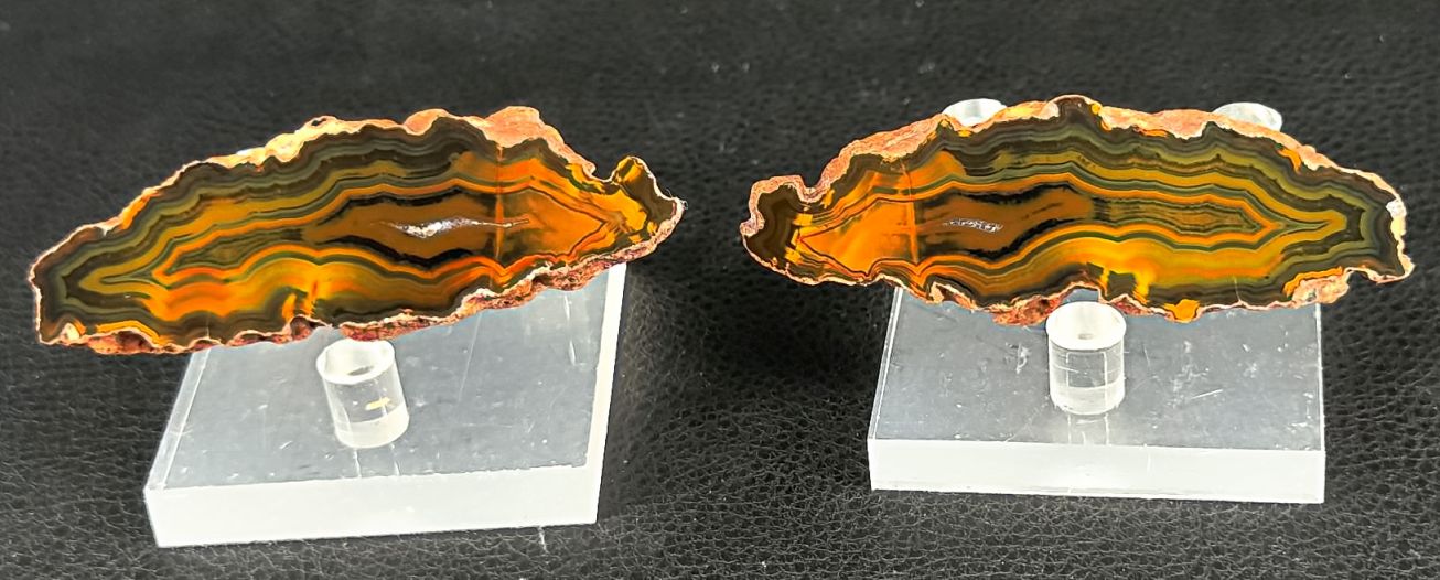 Achat Paar Argentinien San Rafael CONDOR Agate Argentina #A7-6#