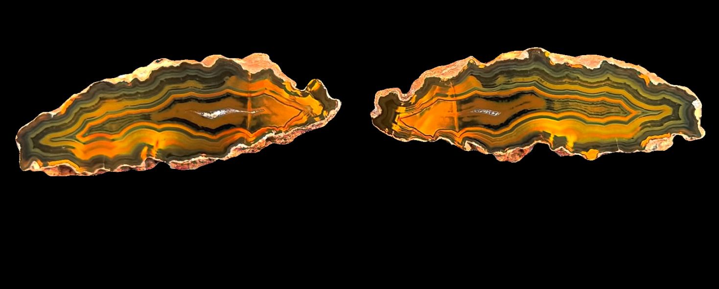 Achat Paar Argentinien San Rafael CONDOR Agate Argentina #A7-6#