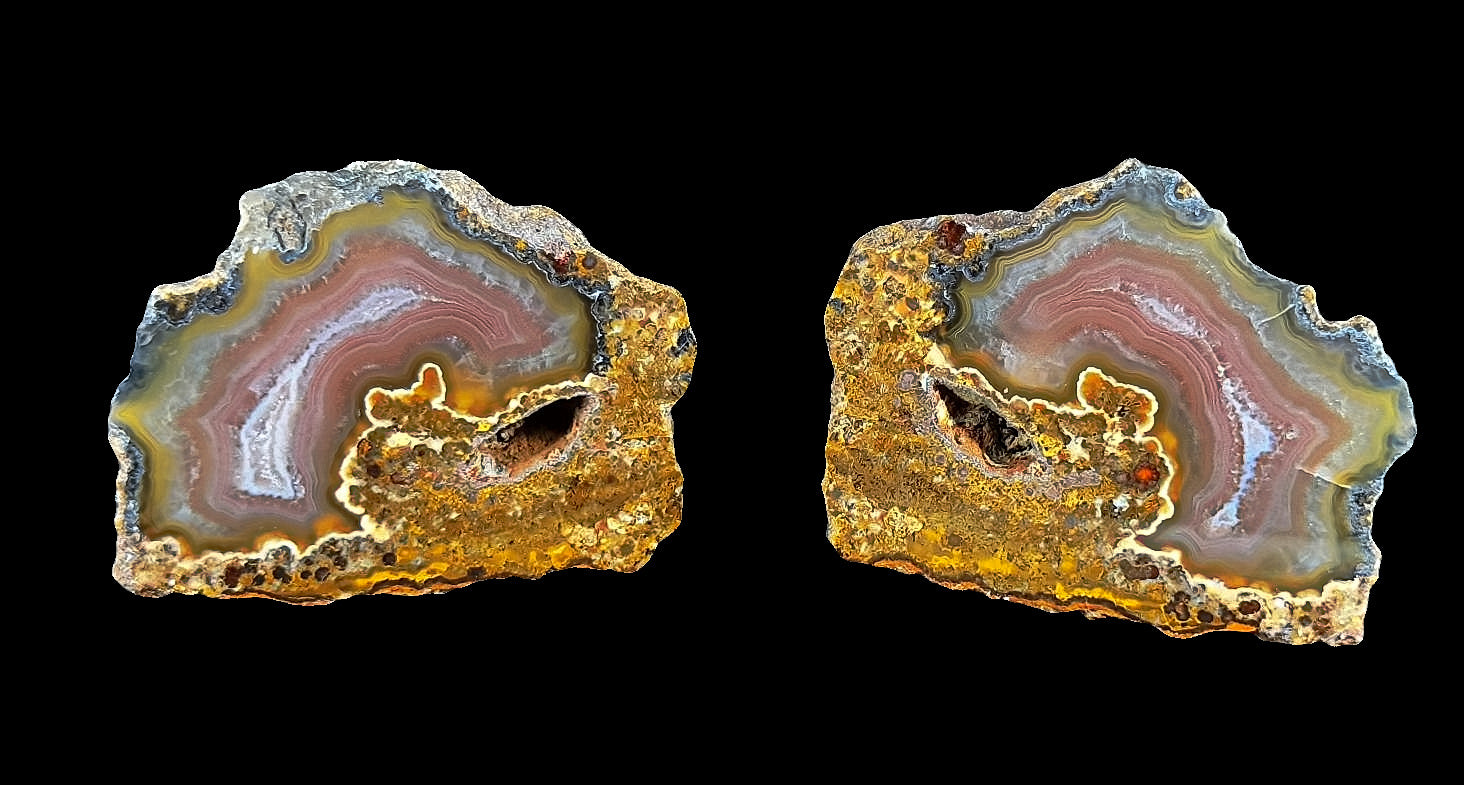 Achat Paar Argentinien San Rafael CONDOR Agate Argentina #A7-7#