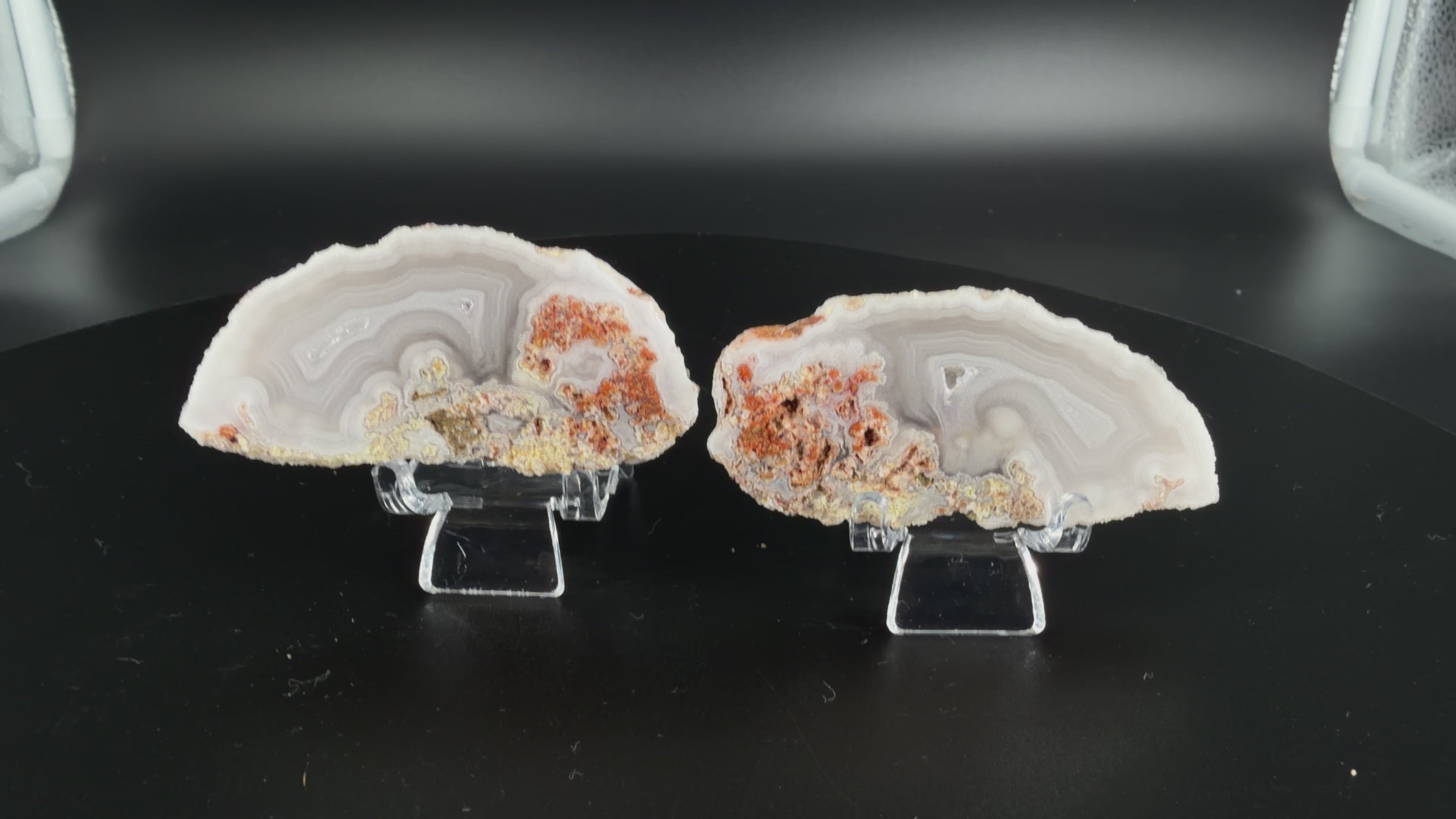 Achat Paar Mexiko Laguna Agate Mexico #A10-5#