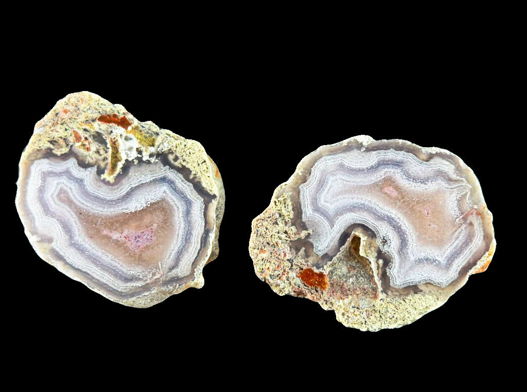 Achat Paar Mexiko Laguna Agate #A8-1#