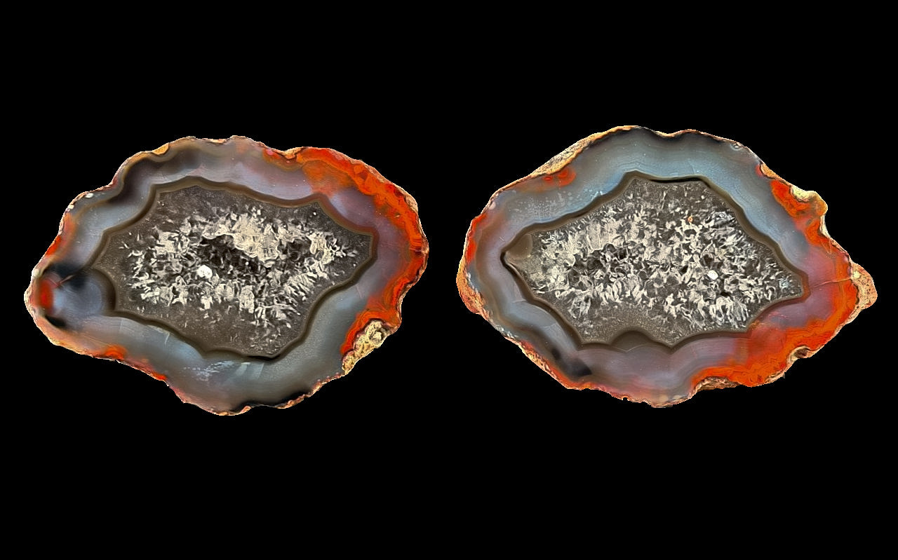 Achat Paar Argentinien San Rafael Condor Agate Argentina #A8-16#