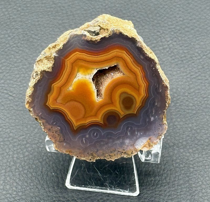 Achat Marokko Agouim High Atlas Mountain Face Agate #A1-1#