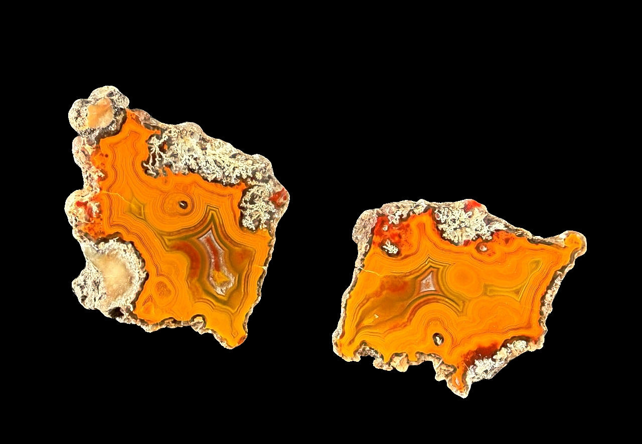 Achat Paar Argentinien San Rafael CONDOR Agate Argentina #A7-11#