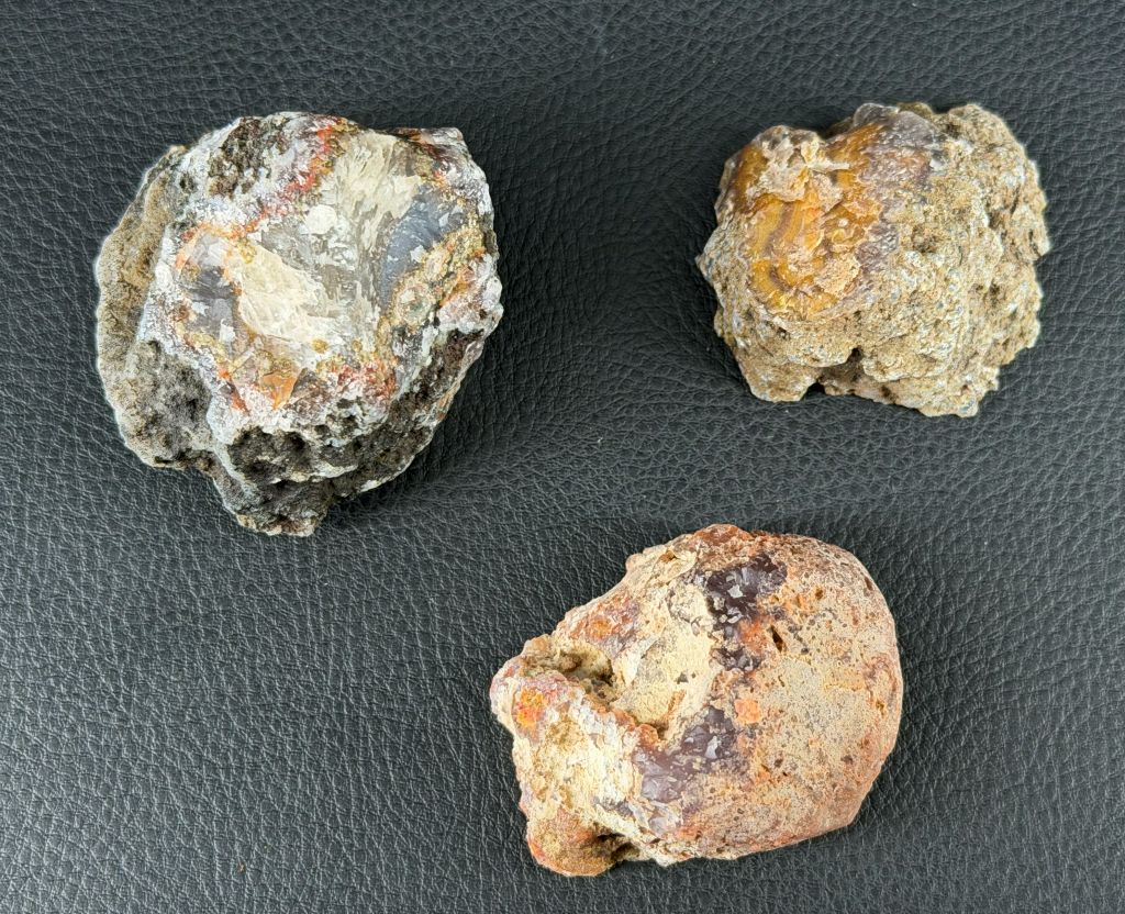 3 Stück Achat Marokko AGOUIM Agate Morocco #A8-20#