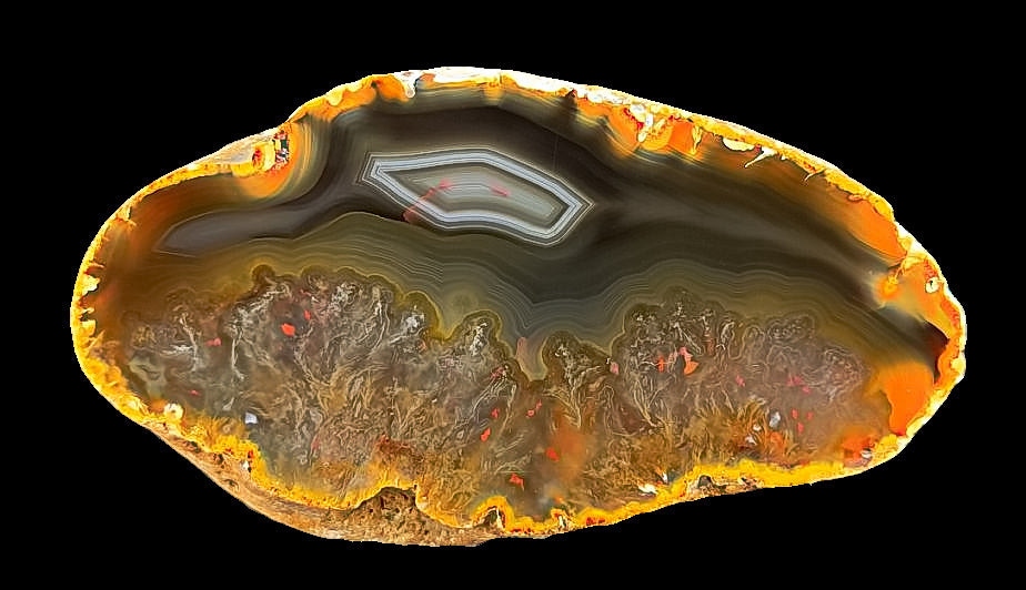 Achat Paar SUMATRA Indonesien Selatan Agate Indinesia #A7-8##