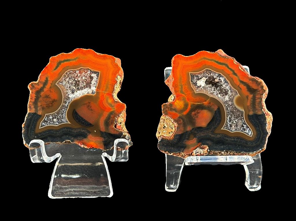 Achat Paar Argentinien San Rafael CONDOR Agate Argentina #A7-14#