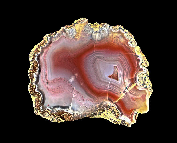 4 x Achat Argentinien San Rafael CONDOR Agate Argentina  #A7-2#