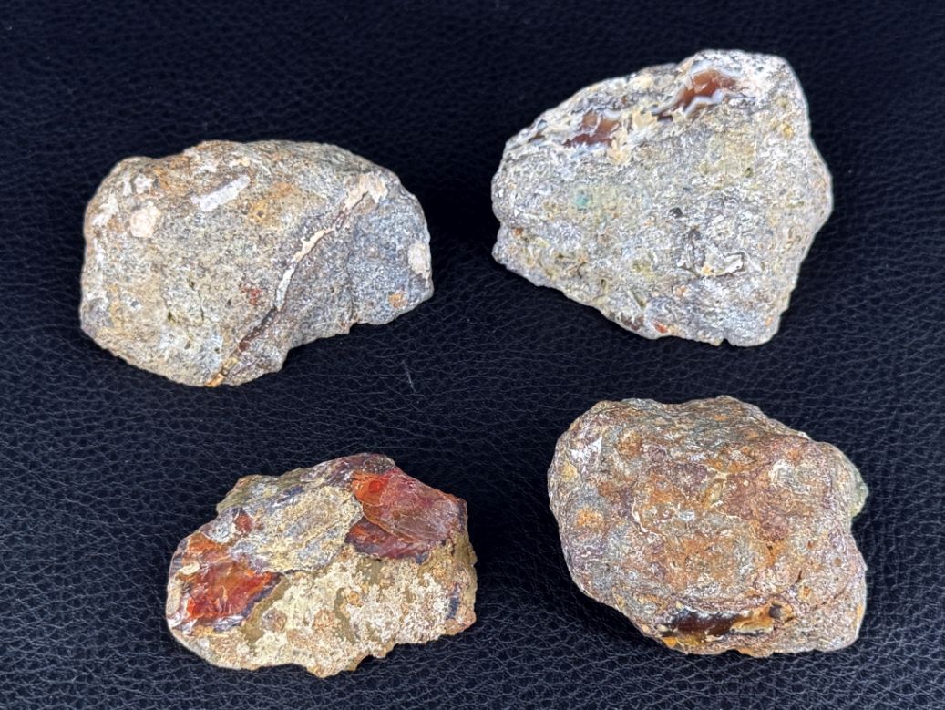 4 x Achat Argentinien San Rafael CONDOR Agate Argentina  #A7-4#
