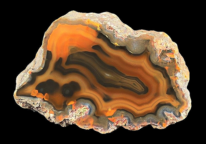 4 x Achat Argentinien San Rafael CONDOR Agate Argentina  #A7-5#