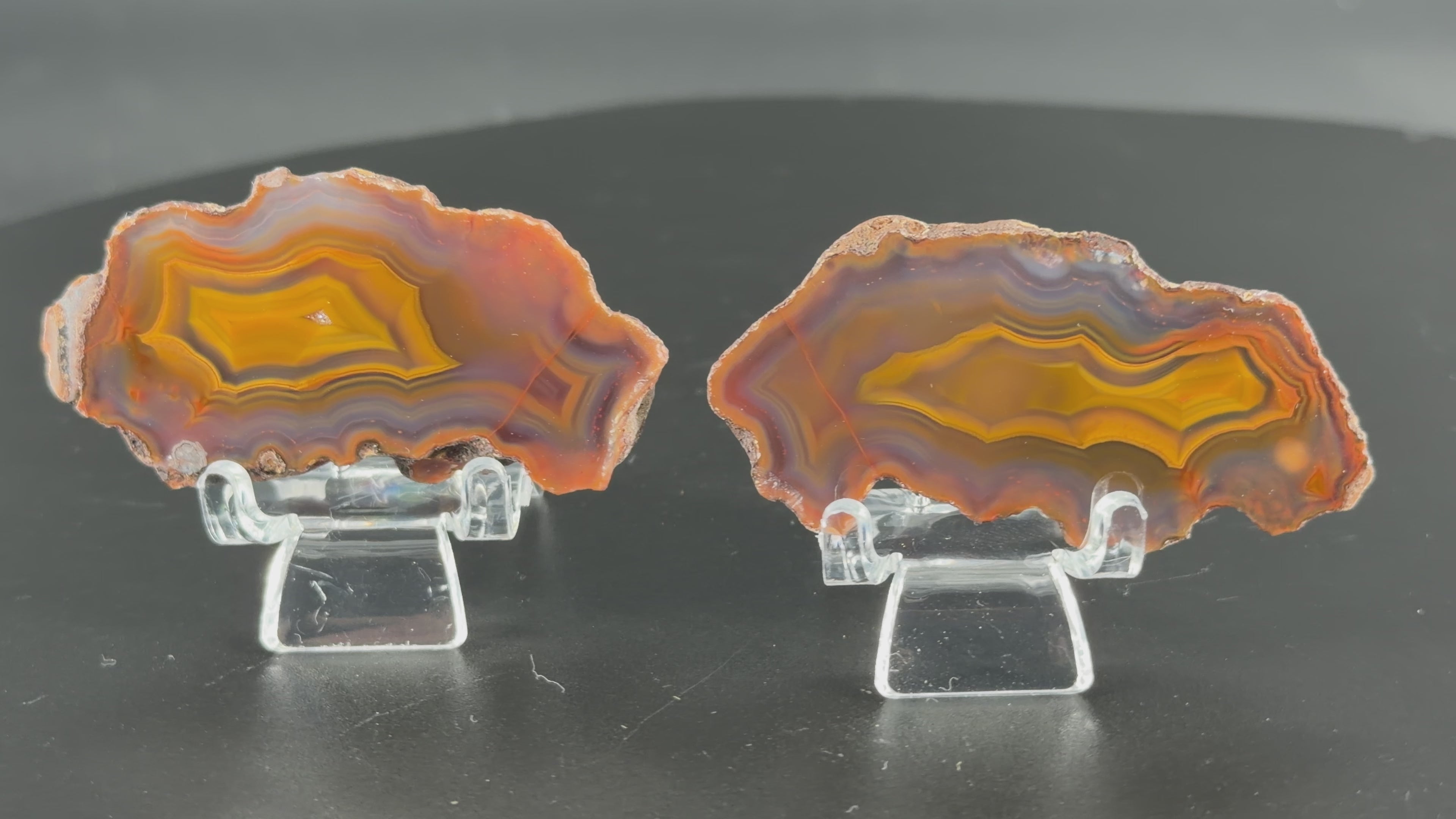 Achat Paar Argentinien San Rafael Condor Agate Argentina #A9-15#