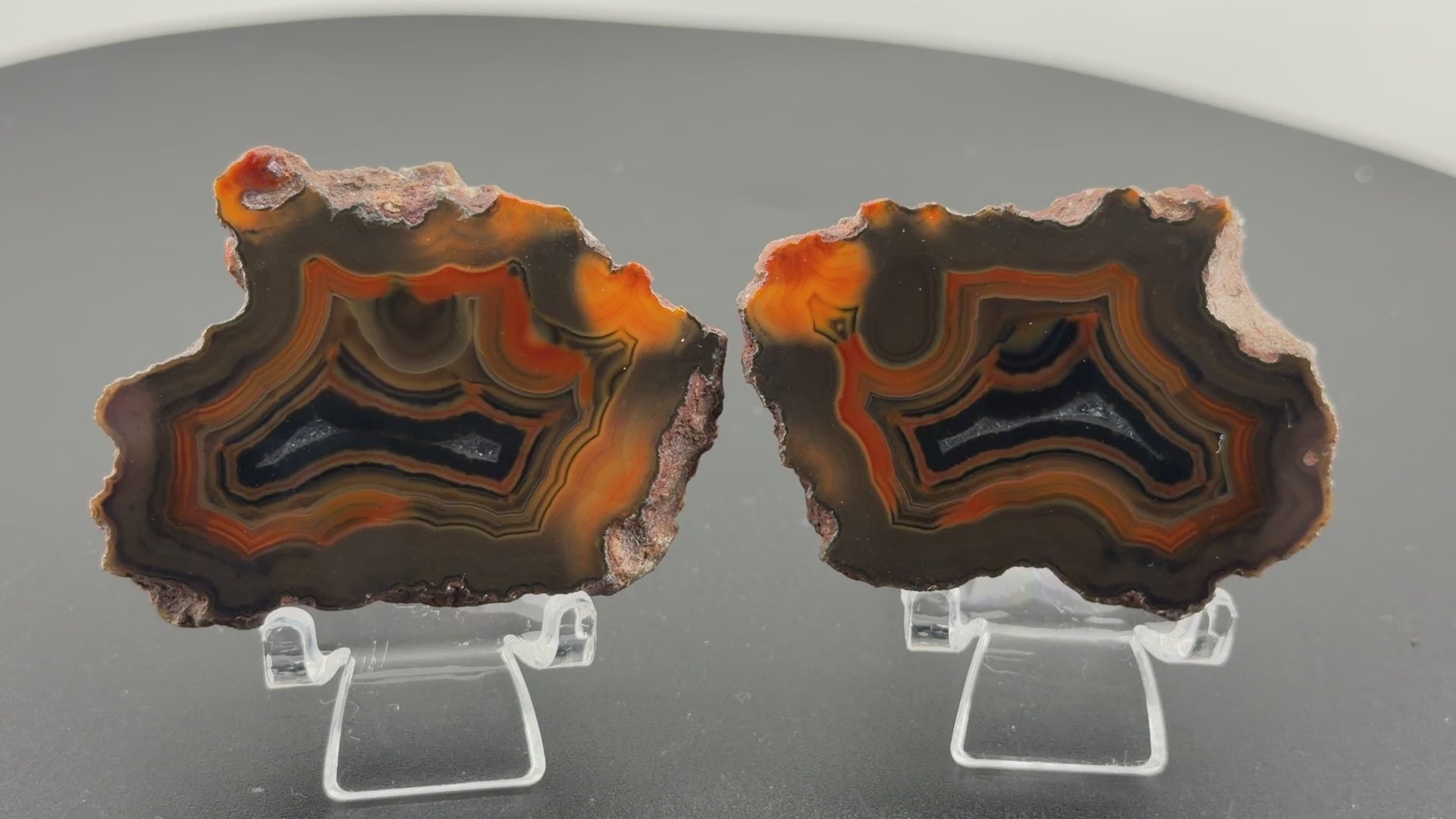 Achat Paar Argentinien San Rafael CONDOR Agate Argentina #A11-13#