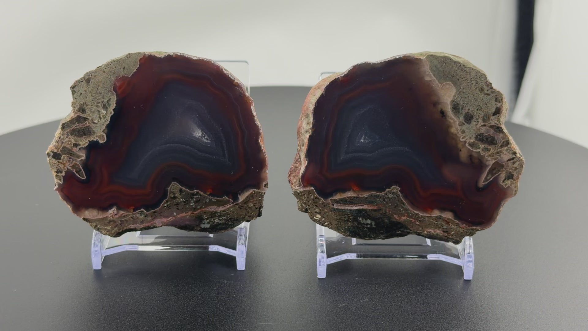 Achat PAAR Argentinien San Rafael CONDOR Agate Argentina #A12-9#