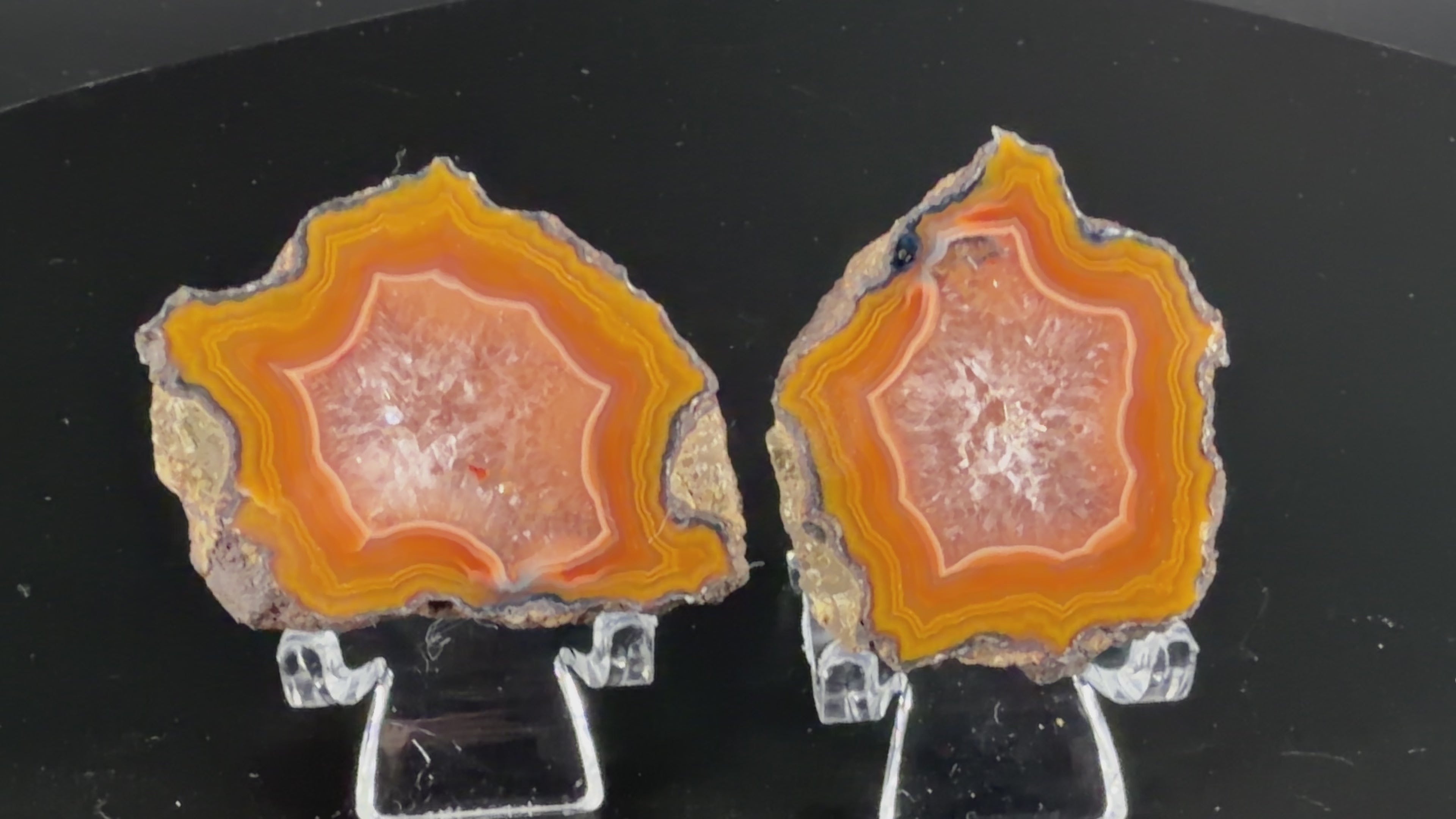 Achat Paar Argentinien San Rafael CONDOR Agate Argentina #A10-3#