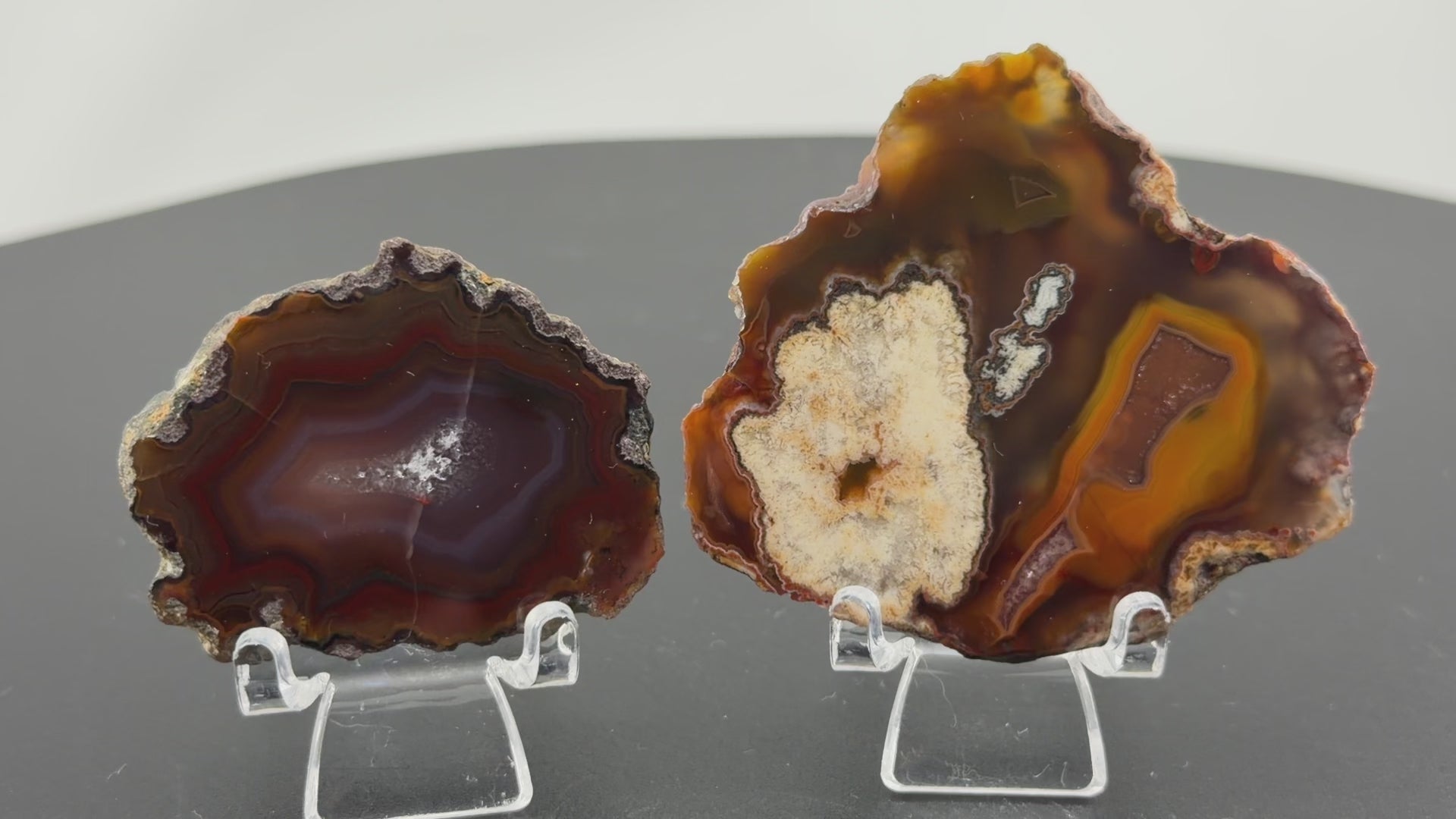 2 x Achat San Rafael Argentinien CONDOR Agate Argentina #A14-5#