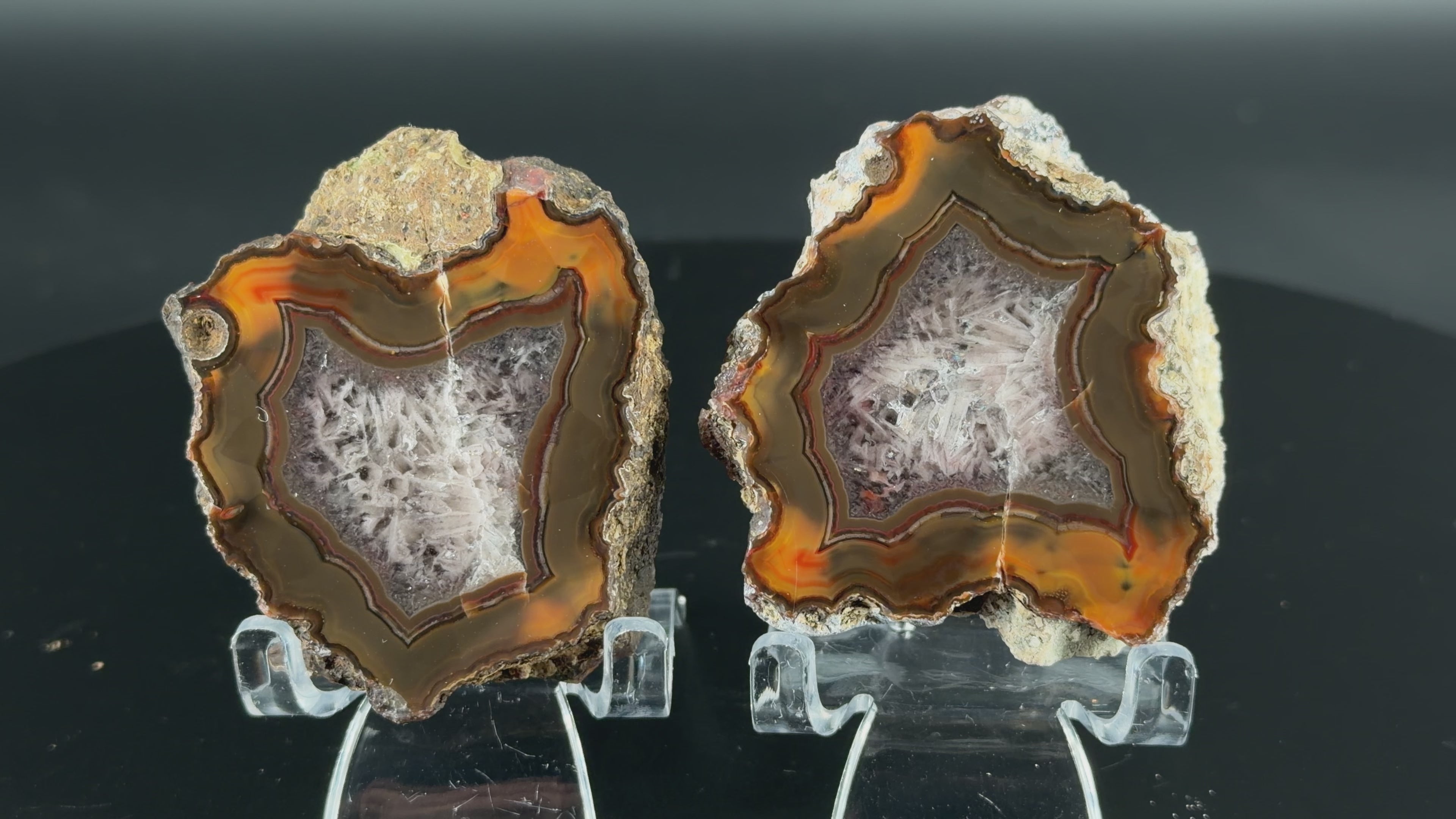 Achat Paar Argentinien San Rafael CONDOR Agate Argentina #A10-1#