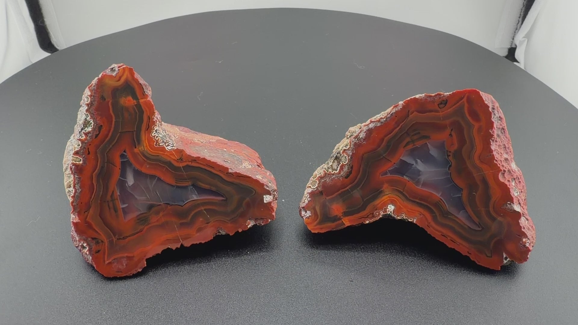 Achat Paar Argentinien San Rafael CONDOR Agate Argentina #A11-6#